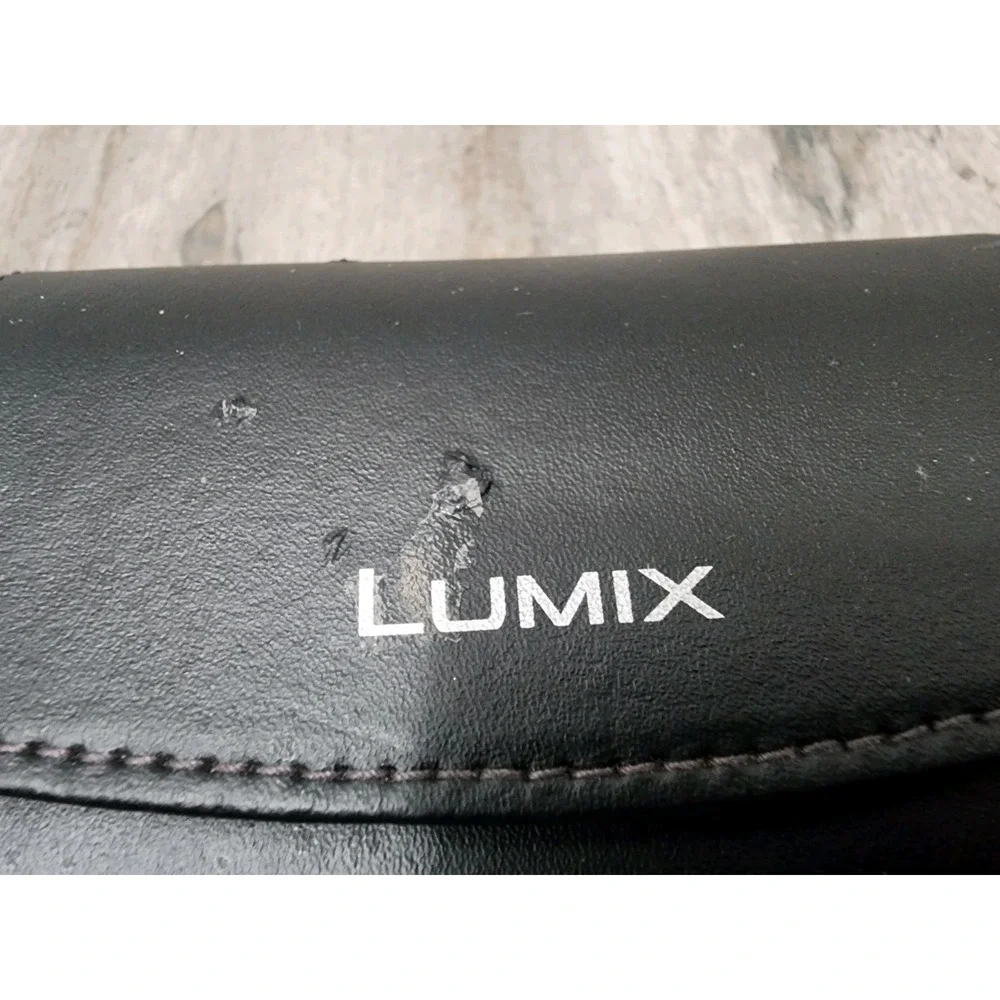 Lot of 2 Genuine Panasonic Black Carrying Storage Cases Pouches Travel Organizer